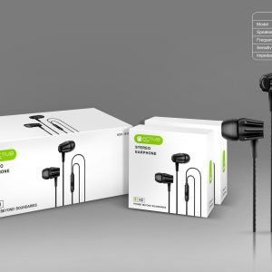 ACTIVE EK-03 Model: EK-03 Frequency Range: 20Hz – 20KHz Impedance: 16Ω ± 20% Sensitivity: 104db ± 3db Microphone Length: 10mm Cable Length: 1.2m Plug: 3.5mm stereo